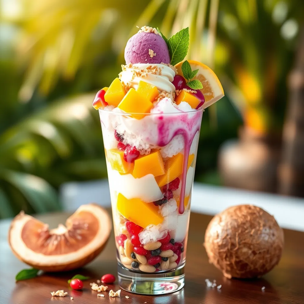 vegan halo halo