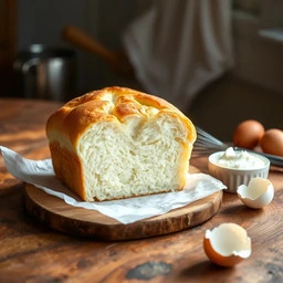 Cloud bread tastes like eggs