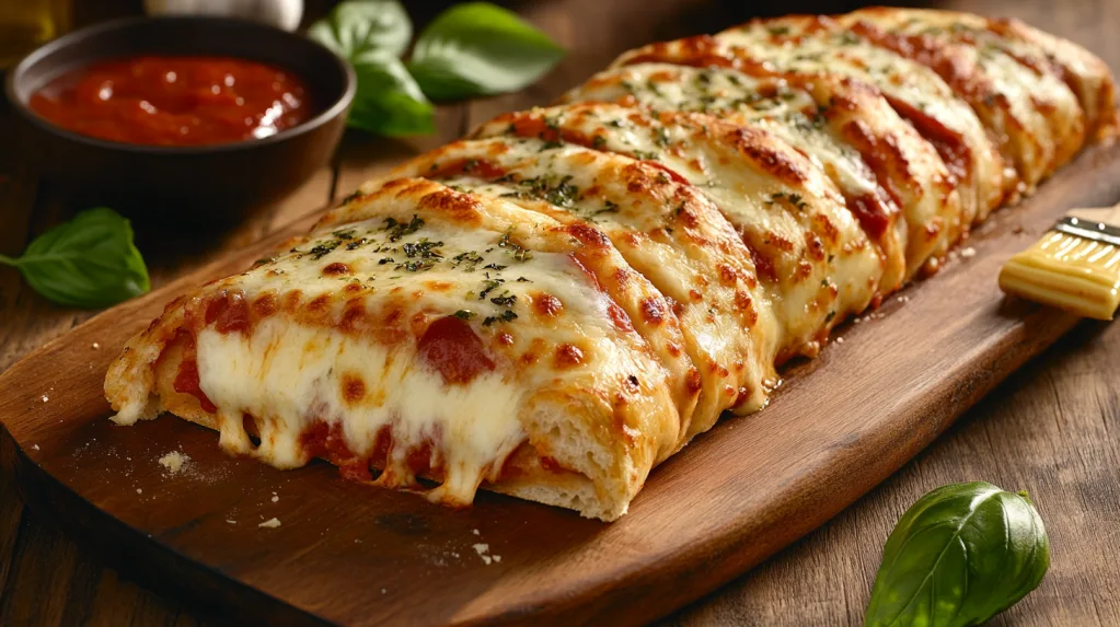 Tremendus Cheesy Pepperoni Stromboli